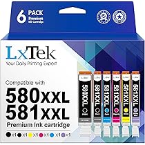 10 Cartuchos De Tinta (Set) Para Reemplazarr Canon PGI-580 & CLI-581 XL Non-OEM