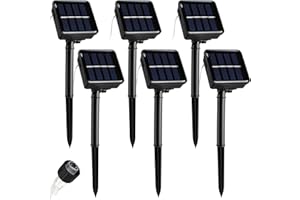 Tellegloww 6 Set Replacement Solar Panel 1.2v 600ma Replacement Parts for Lights with 6.56ft Power Cord Waterproof Panel for Outdoor Lights Flower Garden Landscape Patio Decor