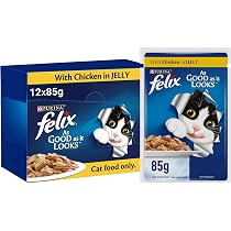 Felix Purina As Good As it Looks Adult Cat With Chicken In Jelly ...