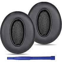 4 X Remplacement Noir Mousse Coussinets D'Oreille Pour Casque Écouteurs - 60Mm[J935