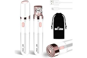 Epilator for Women(Newest), Rechargeable Gurelax Facial Hair Remover for Women, Hair Removal Device, 2-in-1 Electric Face Epilator