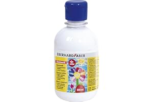 ‎EBERHARD FABER Eberhard Faber 575400 - Deckweiß EFA Color, 300 ml Flasche, mit hochdeckendem Weißton