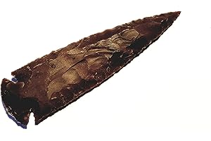 Animus Imperat Flecha Punta Entre 2 – Tiempo de 11 cm de Piedra de ágata (Réplica)