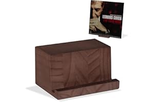 KAIU Vinyl Record Stand - Now Playing Album Display Holder for LPs - Minimalist Tabletop Shelf, Compatible with All Records - Home & Studio Decor