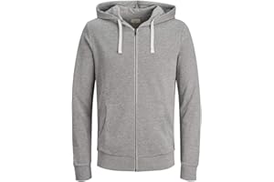 JACK & JONES Jjeholmen Sweat Zip Hood Plus Noos Sudadera para Hombre