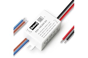 illuburg Trasformatore LED Dimmerabile TRIAC 350mA Corrente Costante 5W - 10W per Lampada LED Alimentatore Driver