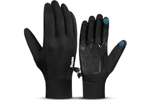 ihuan Thermal Gloves for Women Men, Sensitive Winter Running Cycling Touch Screen Fingers for Cold Weather, Material for Outdoor Sports Hiking Driving.