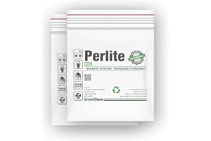 GROW CHEM Perlite For Plants, 10L Fine Grade (1-3 MM), Premium Quality, Hydroponic, Propagation, Ideal for Indoor & Outdoor Growing Seeds & Plants, High Water Retention