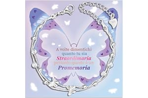 Cheerslife Braccialetti per Bambini Bracciale a Farfalla Bracciali Bambina Amicizia Gioielli Bambina per Gadget Compleanno Regalo Figlia Nipote Sorella Ragazza