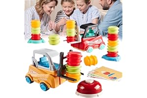 HOIDOKLY Si prega di rimanere calmi – Gioco di trasporto per carrelli elevatori,Gioco di trasporto per carrelli elevatori,Gioco di trasporto per bambini di ingegneria camion carrello elevatore