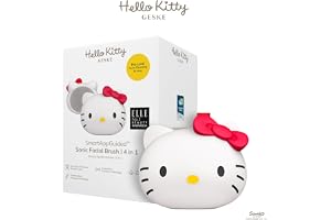 GESKE x Hello Kitty | SmartAppGuided™ Sonic Facial Brush | 4 i 1 | elektrisk ansiktsrengöringsborste