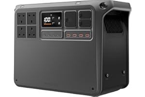 DJI Power 2000 Portable Power Station, 2048Wh LFP Battery, Compact Size, 3000W Stable Output, 0-80% Recharge in 45 Mins, Electric Generator for Home, Camping & RVs, Off-Grid