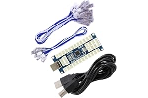 SJ@JX Arcade Game USB Encoder Board Macro Command Zero Delay Gamepad Button Joystick Controller for Nintendo Switch PC PS3 Raspberry Pi