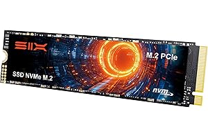 SIX NVME M.2 SSD PCIe 4.0-4TB m.2 2280 ssd, Read UP to 7350MB/s SSD 4TB for Gaming PS5 Memory Storage Expansion with Heatsink, Internal Solid State Hard Drive PCIe gen 4x4 Nvme for Laptop Desktop pc