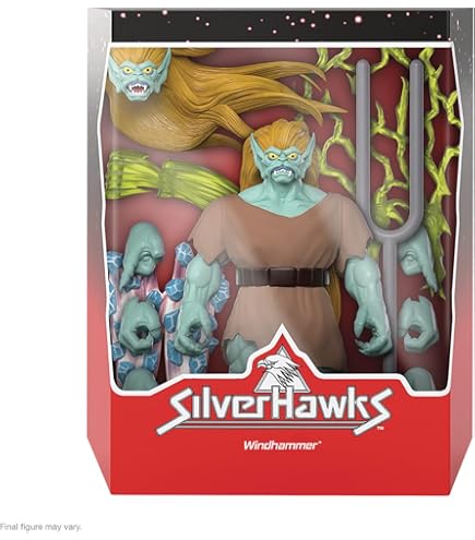 Figurine Super7 SilverHawks Ultimates Quicksilver (Toy Version) – 18 Cm, Sous Réserve De Disponibilité