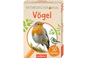 Naturforscher-Kids – Vögel: 50 Karten | Heimische Arten erkennen und bestimmen