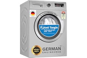 Bosch 7 kg 5 Star Fully-Automatic Front Loading Washing Machine (WAJ2416SIN, Silver, AI active water plus, In-Built Heater)