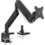 PUTORSEN® Support Écran PC Moniteur, Lourd Premium Aluminium Bras Articulé Ergonomique Ressort à Gaz pour Écrans 17"-35", Hau