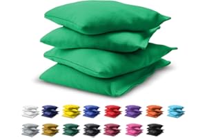GoSports Lot de 4 Sacs de Cornhole Toutes Saisons, Disponibles dans 16 Couleurs