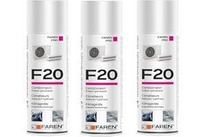 Faren F20, Spray Igienizzante per Climatizzatori Casa e Auto, Azione Pulente, Contro Batteri, Soluzione Alcolica Balsamica, 400ml (3)
