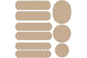 PEUTIER 60pcs Round Moleskin for Feet, Adhesive Moleskin Padding Prevention Pads Foot Protectors Moleskin Strips Mole Skin Tape Patch Bandages Plasters for Feet Shoes Toes Heel, 3 Sizes