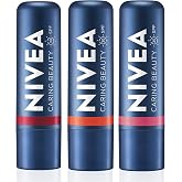 Nivea SPF30 Nemlendirici Dudak Bakım Kremi 4.8gr, Mercan, Rose, Kırmızı Renkli, Dudak Yanak, Allık Etkisi
