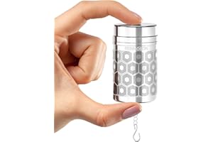 Reinmoson Infusore per tisane acciaio inox – 3 × 5,6 cm mini infusore tè a maglia extra fine, filtro tè infusione, colino filtro per tisane, ideale per tè nero, rooibos, ecc.