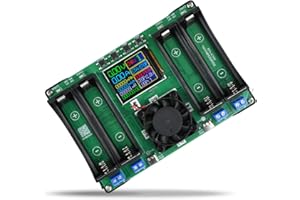 HEEMOL Tester di capacità della batteria DC5V tester di resistenza interna modulo capacità tensione corrente corrente con display LCD di tipo C per batteria al litio 4 canali