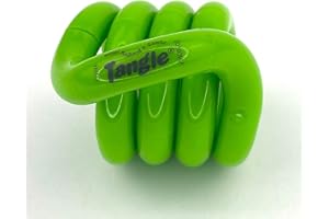 Tangle Jr. Solid Green - Genuine Fidget - Fidget Toy for Kids and Adults