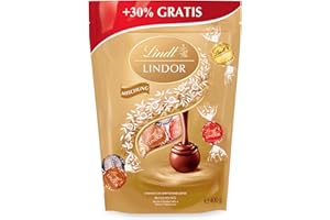 ‎LINDT Lindt Schokolade LINDOR Kugeln Mischung | 399g | Ca. 30 Schokoladen Kugeln Vollmilch-, weiße und dunkle Schokolade mit zartschmelzender Füllung | Pralinengeschenk | Schokoladengeschenk