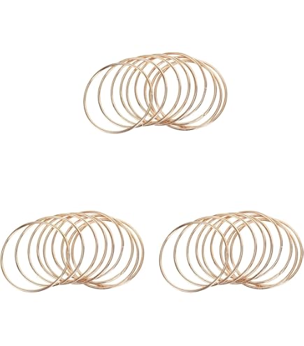 Lot De 10 Anneaux En Métal Attrape-Rêves 3 Pouces, Anneaux En Macramé Pour Attrape-Rêves Et Artisanat