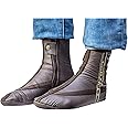 AL SHAD FOOTWEAR LEATHER SOCKS WITH WARMER(UNISEX)