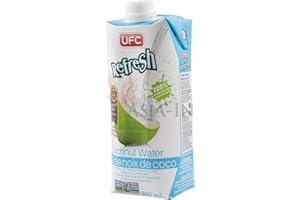 UFC REFRESH UFC Reines Kokoswasser 100% Pure Kokosnusswasser Thailand 500 ml 24 Pack