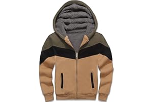 LLdress Kinder Fleecejacke Jungen Kapuzenjacke Sweatjacke Warme Winterjacken Jungen Kapuzenjacke mit Reißverschluss Hoodie Kinder
