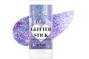 Prreal Body glitterpinne, gnistrande ansikte glitter gel makeup hår glitter