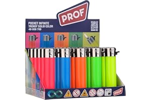 Pack de 25 Encendedores Dripping Paint Mechero Encendedor Redondo Recargable con Piedra recambiable Exclusivo de DISPAU