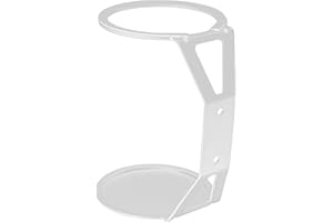 RICOO Supporto da parete per altoparlante Amazon Echo Plus, Z046-W, supporto da parete per altoparlante, compatibile con Alexa Box 1 generazione Smart Home, bianco