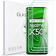 Asoway Vetro Temperato Pellicola Protettiva per Realme X50 PRO [3 Pezzi] Durezza 9H, Alta Definizione Protezione Pellicola Sa