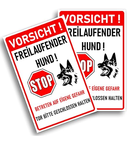 Shiba Inu Türschild 'Achtung Hund' - Wetterfestes Aluschild, 20x14 Cm, Für Innen & Außen
