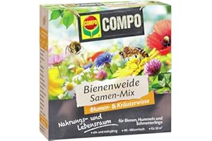 COMPO Bee Willow Seed Mix, Flower Seeds, Flower and Herb Meadow, for Bees, Bumblebees and Butterflies, 300 g, 50 m²