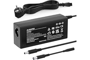 VUOHOEG Alimentatore 65W Caricatore per Dell Inspiron 17 15 14 13 11 3000 5000 7000 3511 3793 5558 5559 5567 5570 Vostro 14 15 3510 3520 3420 3558 5590 Latitude 3510 3410 3520 3420 Caricabatterie Adattatore