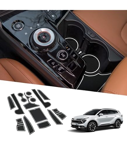 GAFAT Boîte Rangement Accoudoir Kia Sportage NQ5 2022-2025 Automatique - Organiseur Console Centrale Noir