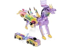 Goorder Robocrash Magnetic Transforming Car, 2 In 1 Collision Deformation Cars, Car Toys for 3 4 5 6 7 8 Years Old Boys and Girls Kids Birthday Christmas