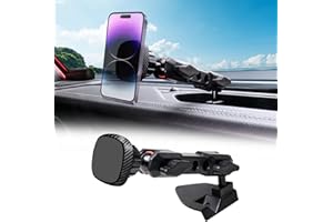 BESTAOO Support de téléphone compatible avec Jeep Wrangler JL JLU 4XE et Gladiator JT 2018, 2019, 2020, 2021, 2022, 2023