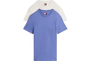 Tommy Jeans Tjm Xslim 2pack Jersey Tee Ext Dm0dm20687, Maglietta a Maniche Corte Uomo (Pacco da 2)