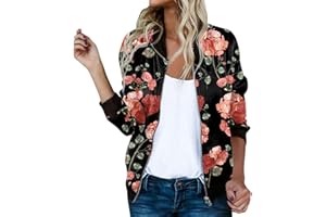 WILLBEST Manteau Hiver Daim mode pour femmes Manteaux à glissière Casual avec veste à poches Veste En Chic