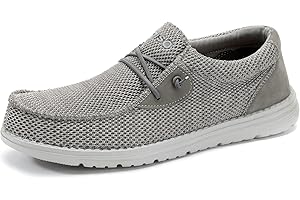 FUSHITON Mocassini Uomo Classico Piatto Slip On Scarpe Basse Sportive Casual Mocassino Sneakers Traspirante Leggero Loafers