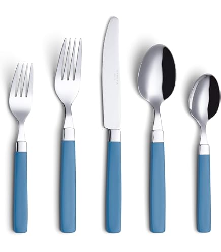 Hoshen - Set Di 6 Forchette Da Fonduta In Acciaio Inox Con Manico In Legno Colorato - Foto 5