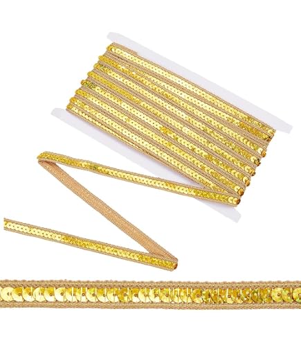Dehnbare Sequins-Borte Von Neotrims – In 20 Farben, 2-5 Cm Breit Für Kleidung & Basteln