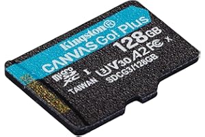 Kingston Technology Canvas Go! Plus Memoria Flash 128 GB MicroSD Clase 10 UHS-I, Multicolor